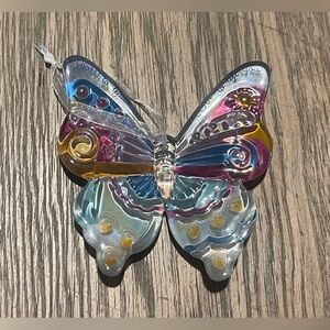 Caringbridge Colorful Butterfly Glass Ornament
